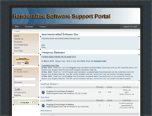 Tablet Screenshot of handcraftedsoftware.org